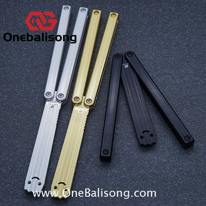 Armed Shark 7075 Aluminum Squiddy Balisong Clone 7075 Aluminum Materia