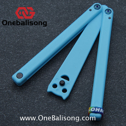 APOCALYPSE TIANQI Squid V2/V3 Balisong Plastic Training Blade Outdoor Safe EDC