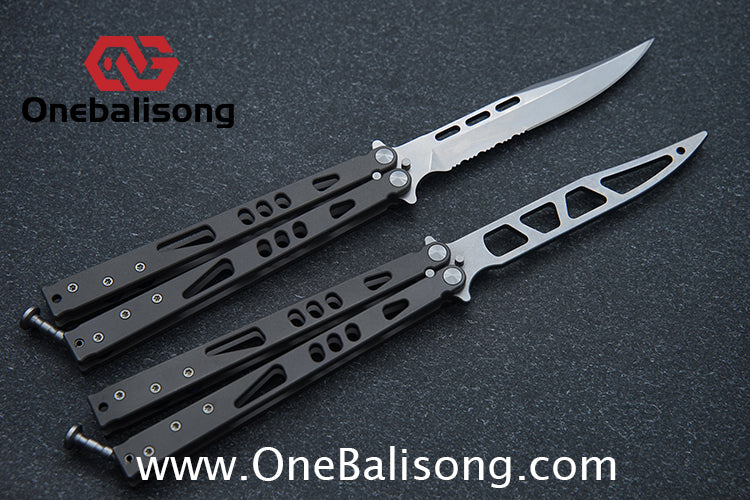 Baliplus Particle Balisong Clone TC4 Titanium Alloy Handle VG10 Stainless Steel Blade
