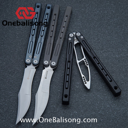 MAXACE Phantom 2 Seven series Aluminum Handle SLD clip steel/integrated Titanium Handle imported Bailu M390 steel dual configuration