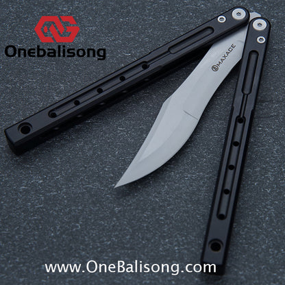 MAXACE Phantom 2 Seven series Aluminum Handle SLD clip steel/integrated Titanium Handle imported Bailu M390 steel dual configuration