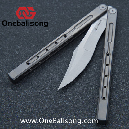 MAXACE Phantom 2 Seven series Aluminum Handle SLD clip steel/integrated Titanium Handle imported Bailu M390 steel dual configuration