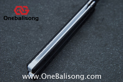 Baliplus Nautilus V1 Balisong Clone Aluminum Alloy G10 Patch Handle Stainless Steel Blade Bushing