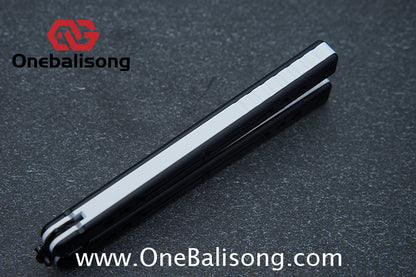 Baliplus Nautilus V1 Balisong Clone Aluminum Alloy G10 Patch Handle Stainless Steel Blade Bushing