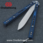 Baliplus BRS REP CLONE Balisong TC4 Titanium Alloy+G10 Patch Bushings Sandwich Structure 9cr18