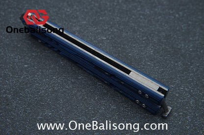 Baliplus BRS REP CLONE Balisong TC4 Titanium Alloy+G10 Patch Bushings Sandwich Structure 9cr18