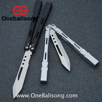 TheOne Alien Aluminum Handle D2 Stainless Steel Blade Bushing