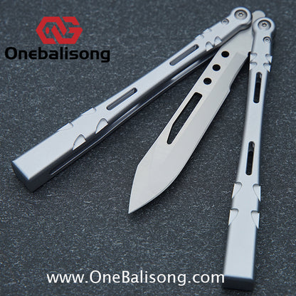 TheOne Alien Aluminum Handle D2 Stainless Steel Blade Bushing