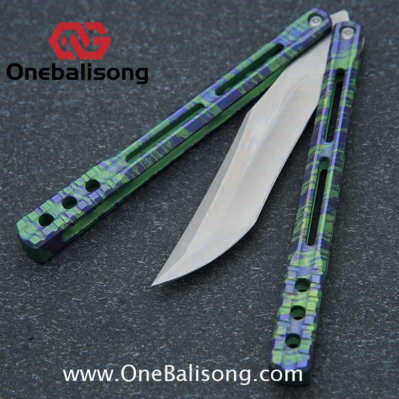 theone JK orca  killer whale clone Titanium alloy-handle stainless steel blade