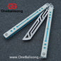 Baliplus Nautilus V1 Balisong Clone Aluminum Alloy G10 Patch Handle Stainless Steel Blade Bushing