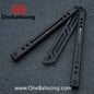 Baliplus Nautilus V1 Balisong Clone Aluminum Alloy G10 Patch Handle Stainless Steel Blade Bushing