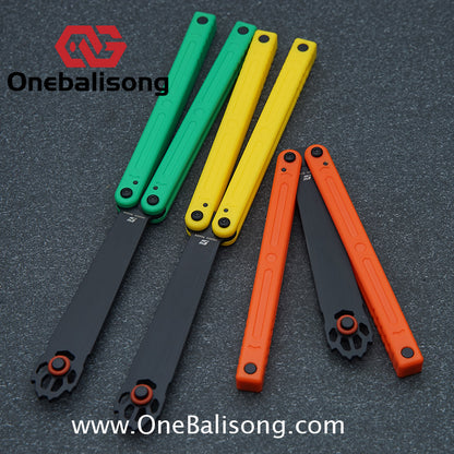ARMED SHARK Fox Squid Balisong Plastic Training Outdoor Safe EDC