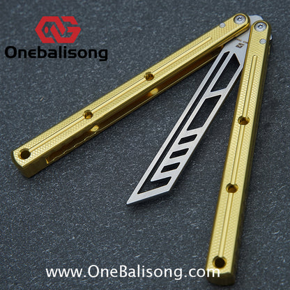 ARMED SHARK kraken v3 clone 7075 Seven series aluminum alloy handle stainless steel Trainer blade Bushings