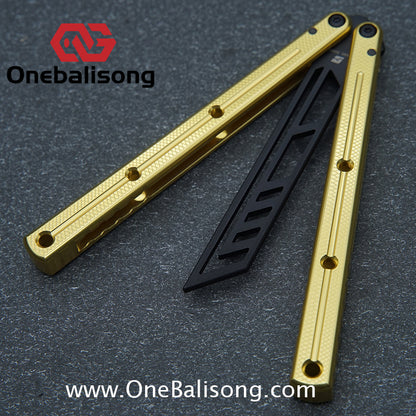ARMED SHARK kraken v3 clone 7075 Seven series aluminum alloy handle stainless steel Trainer blade Bushings