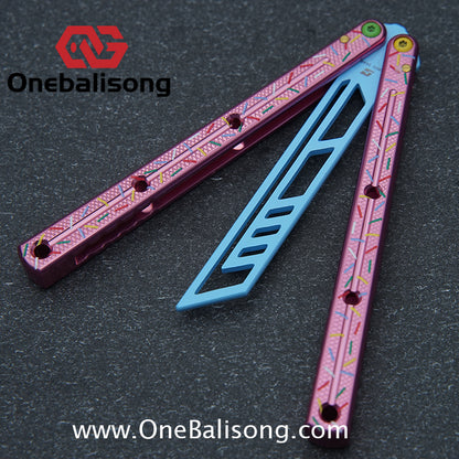 ARMED SHARK kraken v3 clone 7075 Seven series aluminum alloy handle stainless steel Trainer blade Bushings