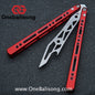 Armed Shark Pike/Barracuda Balisong Clone 7075 Aluminum Alloy Handle 5Cr15  Stainless Steel Trainer Blade Bushing