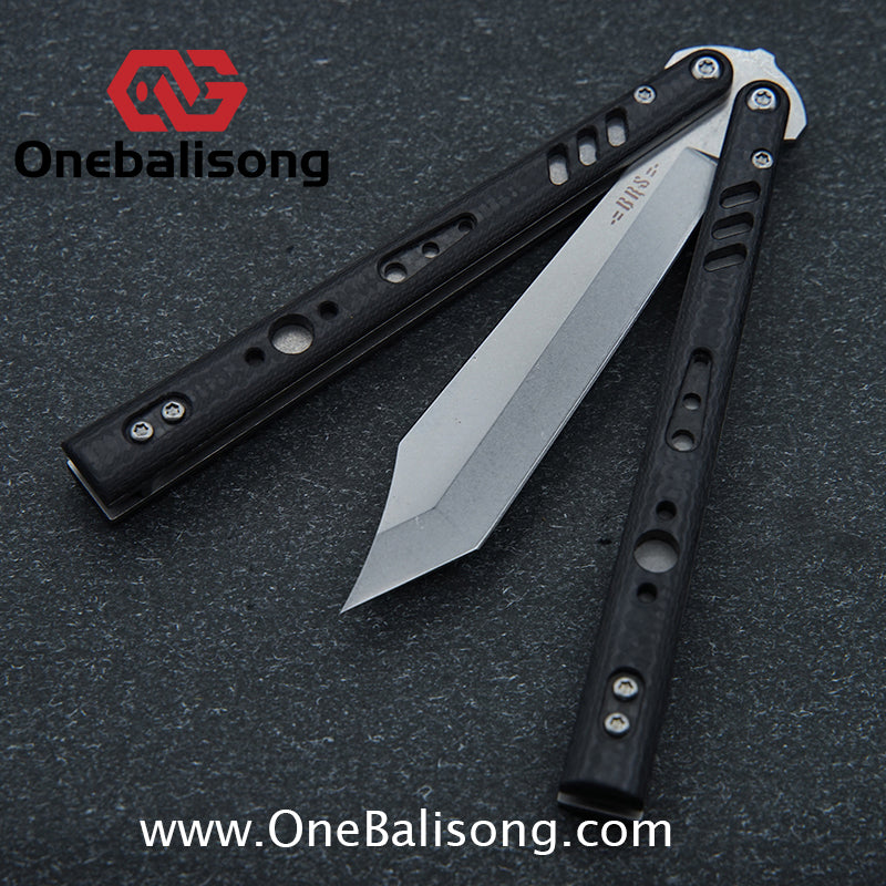 Baliplus BRS REP Clone G10+Titanium Handle Stainless Steel Blade Bushing