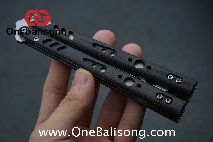 Baliplus BRS REP Clone G10+Titanium Handle Stainless Steel Blade Bushing