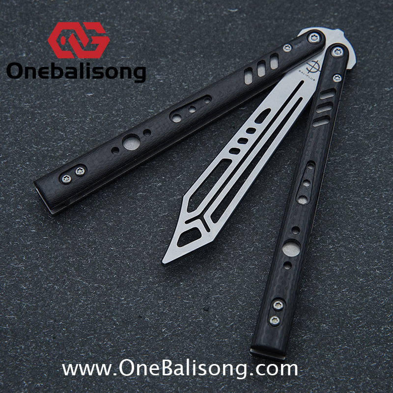 Baliplus BRS REP Clone G10+Titanium Handle Stainless Steel Blade Bushing