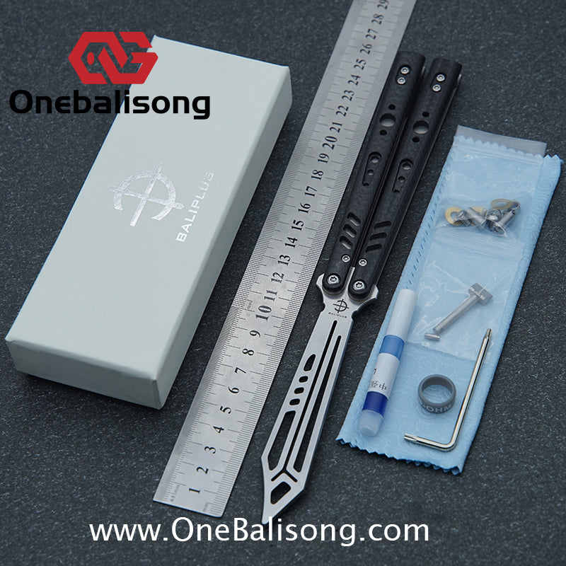 Baliplus BRS REP Clone G10+Titanium Handle Stainless Steel Blade Bushing