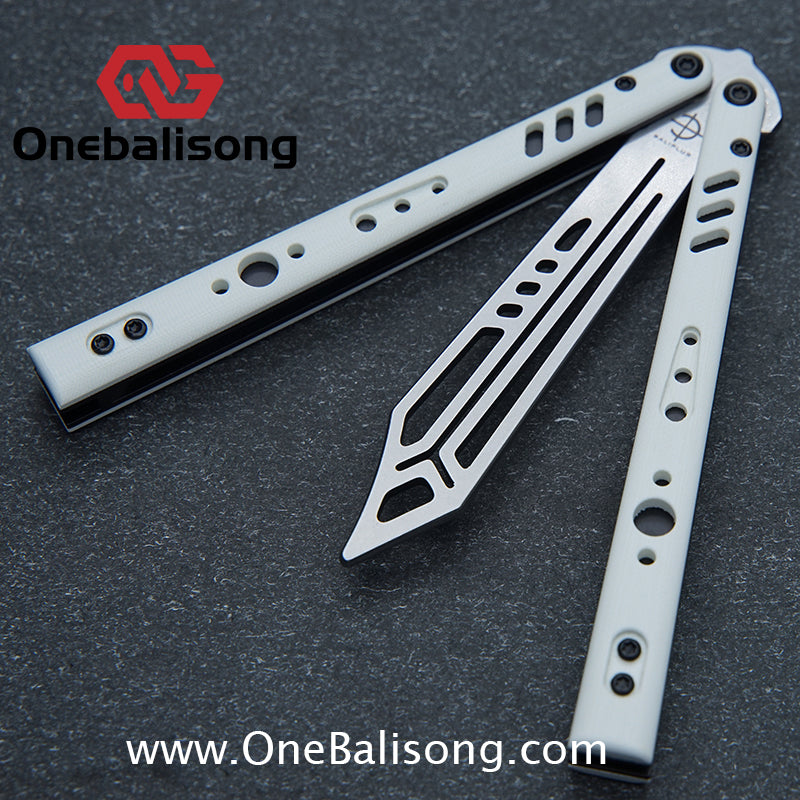 Baliplus BRS REP Clone G10+Titanium Handle Stainless Steel Blade Bushing