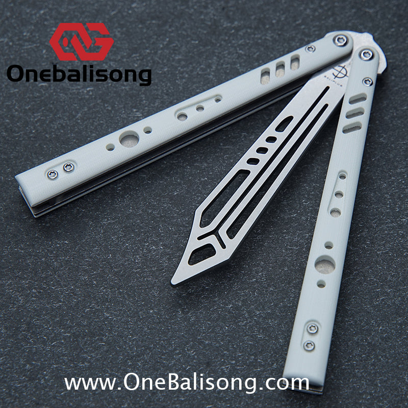 Baliplus BRS REP Clone G10+Titanium Handle Stainless Steel Blade Bushing