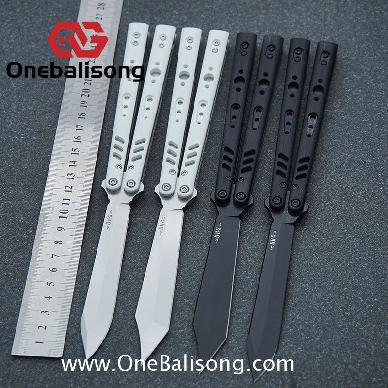 Baliplus BRS REP Clone G10+Titanium Handle Stainless Steel Blade Bushing