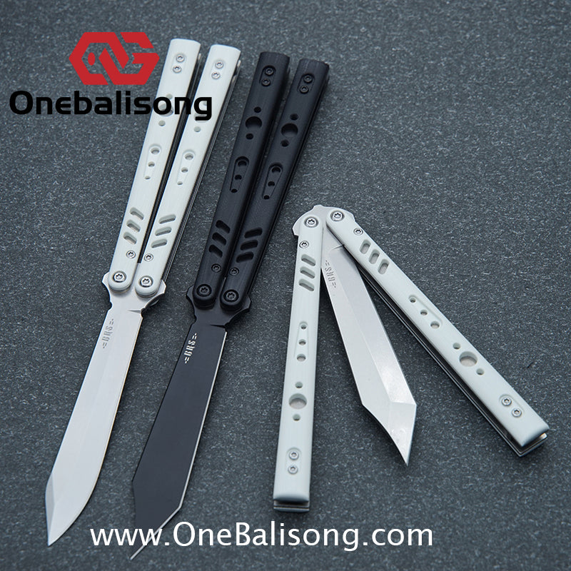 Baliplus BRS REP Clone G10+Titanium Handle Stainless Steel Blade Bushing