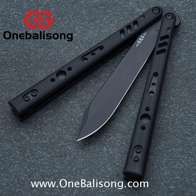 Baliplus BRS REP Clone G10+Titanium Handle Stainless Steel Blade Bushing