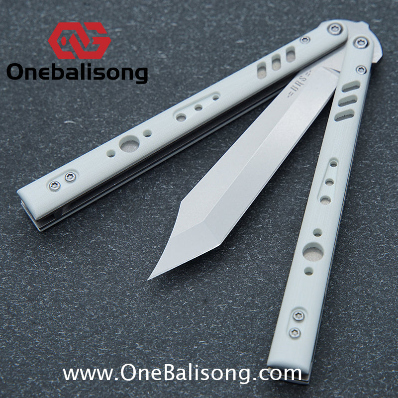 Baliplus BRS REP Clone G10+Titanium Handle Stainless Steel Blade Bushing