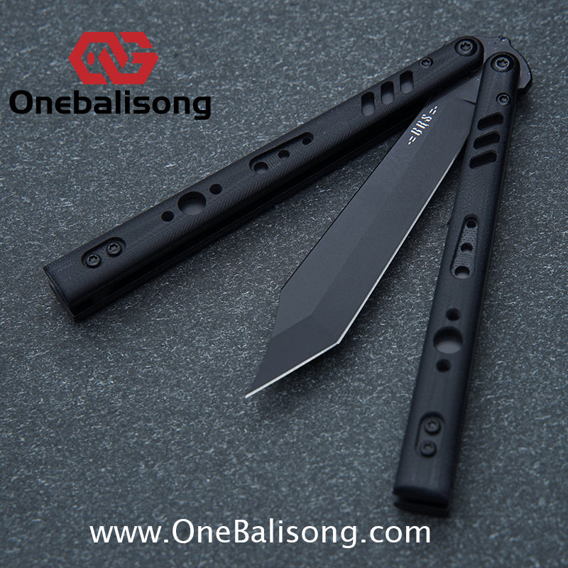 Baliplus BRS REP Clone G10+Titanium Handle Stainless Steel Blade Bushing