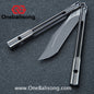 Baliplus Orca V2 Balisong Clone Flying Butterfly Clone Titanium Alloy Handle Stainless Steel Blade