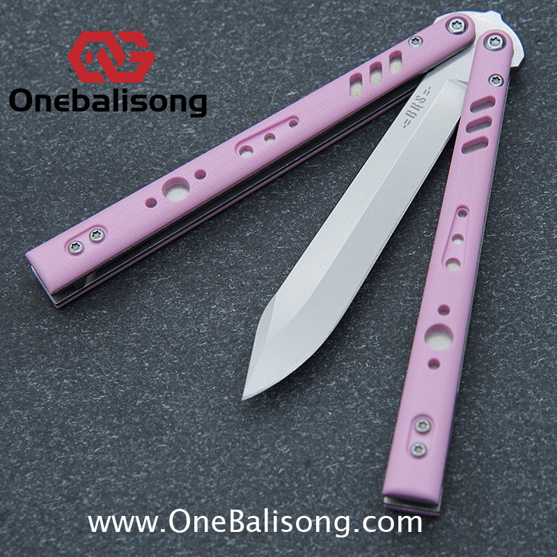 Baliplus BRS REP Clone G10+Titanium Handle Stainless Steel Blade Bushing