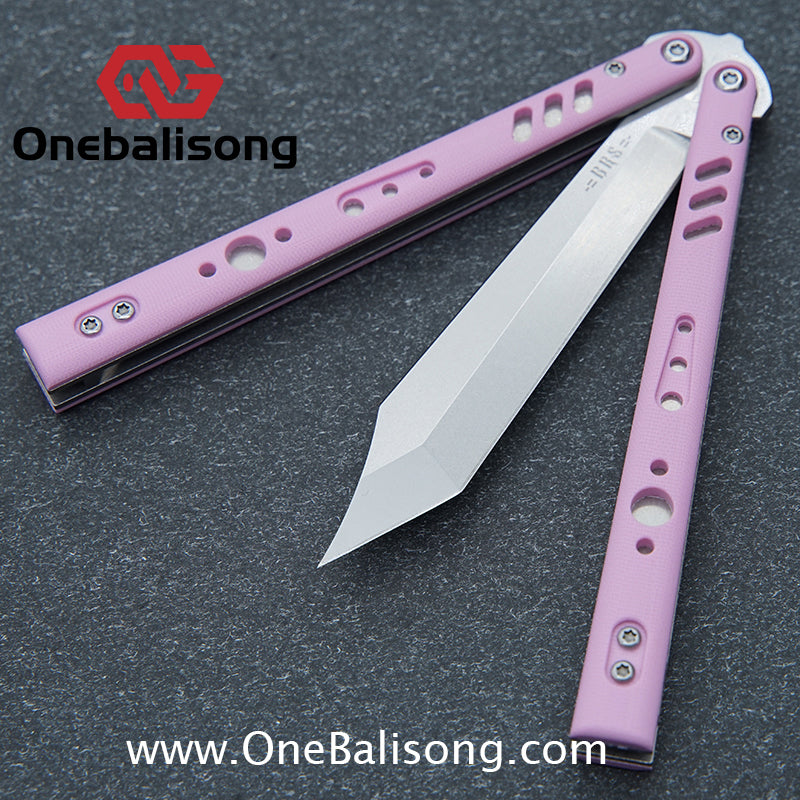 Baliplus BRS REP Clone G10+Titanium Handle Stainless Steel Blade Bushing