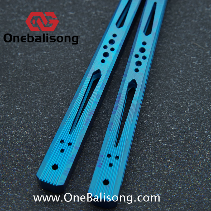 BaliX Titanium GA clone Titanium alloy handle stainless steel blade Bushing Balisong