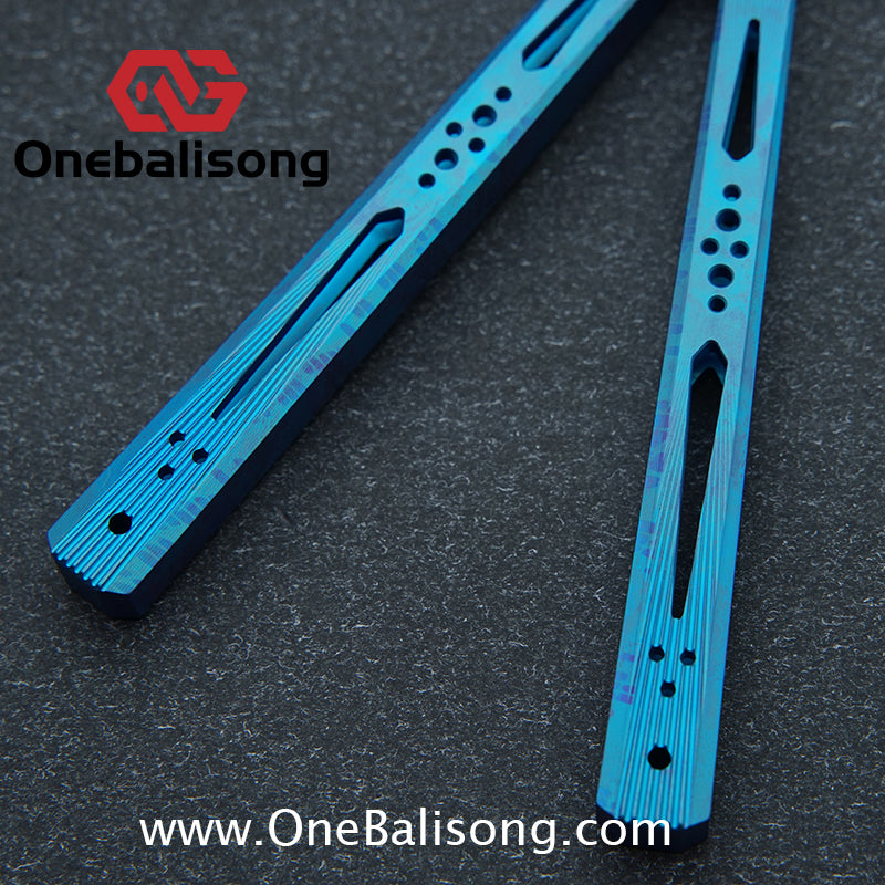 BaliX Titanium GA clone Titanium alloy handle stainless steel blade Bushing Balisong