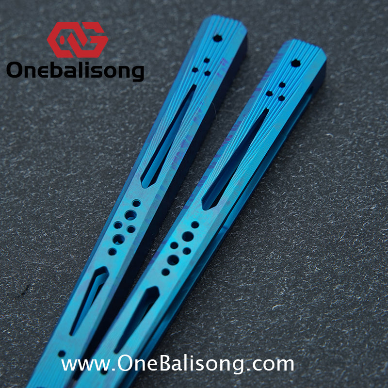 BaliX Titanium GA clone Titanium alloy handle stainless steel blade Bushing Balisong