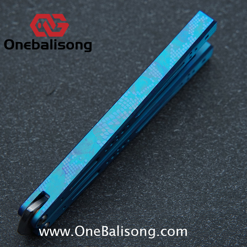 BaliX Titanium GA clone Titanium alloy handle stainless steel blade Bushing Balisong