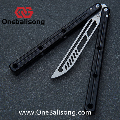 baliplus 7075 kraken trainer Side slot version v3 clone Aluminum alloy handle stainless steel blade Bushing