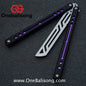 Baliplus Nautilus V1 Balisong Clone Aluminum Alloy G10 Patch Handle Stainless Steel Blade Bushing