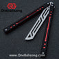 Baliplus Nautilus V1 Balisong Clone Aluminum Alloy G10 Patch Handle Stainless Steel Blade Bushing