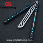 Baliplus Nautilus V1 Balisong Clone Aluminum Alloy G10 Patch Handle Stainless Steel Blade Bushing