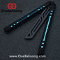 Baliplus Nautilus V1 Balisong Clone Aluminum Alloy G10 Patch Handle Stainless Steel Blade Bushing