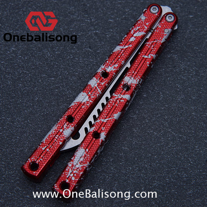 ARMED SHARK kraken v3 clone 7075 Seven series aluminum alloy handle stainless steel Trainer blade Bushings