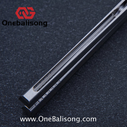 Armed Shark CK Balisong Clone TC4 titanium Alloy Handle 440C stainless steel Blade