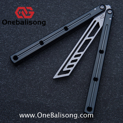 baliplus 7075 kraken trainer Side slot version v3 clone Aluminum alloy handle stainless steel blade Bushing