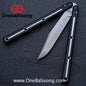 Blue River Glossy Kraken 7075 Aluminum Handle Titanium Alloy Screws Balisong Stainless Steel Blade Clone Bushing