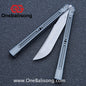 HR Killer Balisong  Seven series aluminum Handle 14c28n/vg10 Blade integrated+traditional shaft sleeve