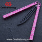 Baliplus New Aluminum Channel BB Barebones Balisong Clone 7075 Aluminum Alloy Handle 420 Stainless Steel Blade Bushing