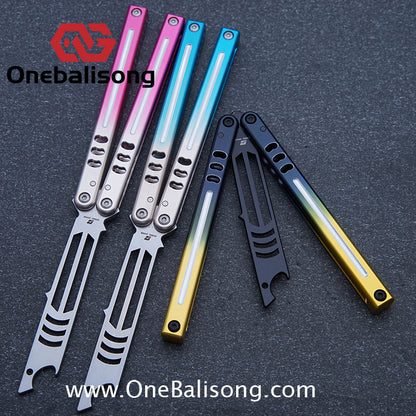ARMED SHARK V5 Madko Clone Aluminum alloy handle stainless steel Trainer blade One-piece structure Bushing